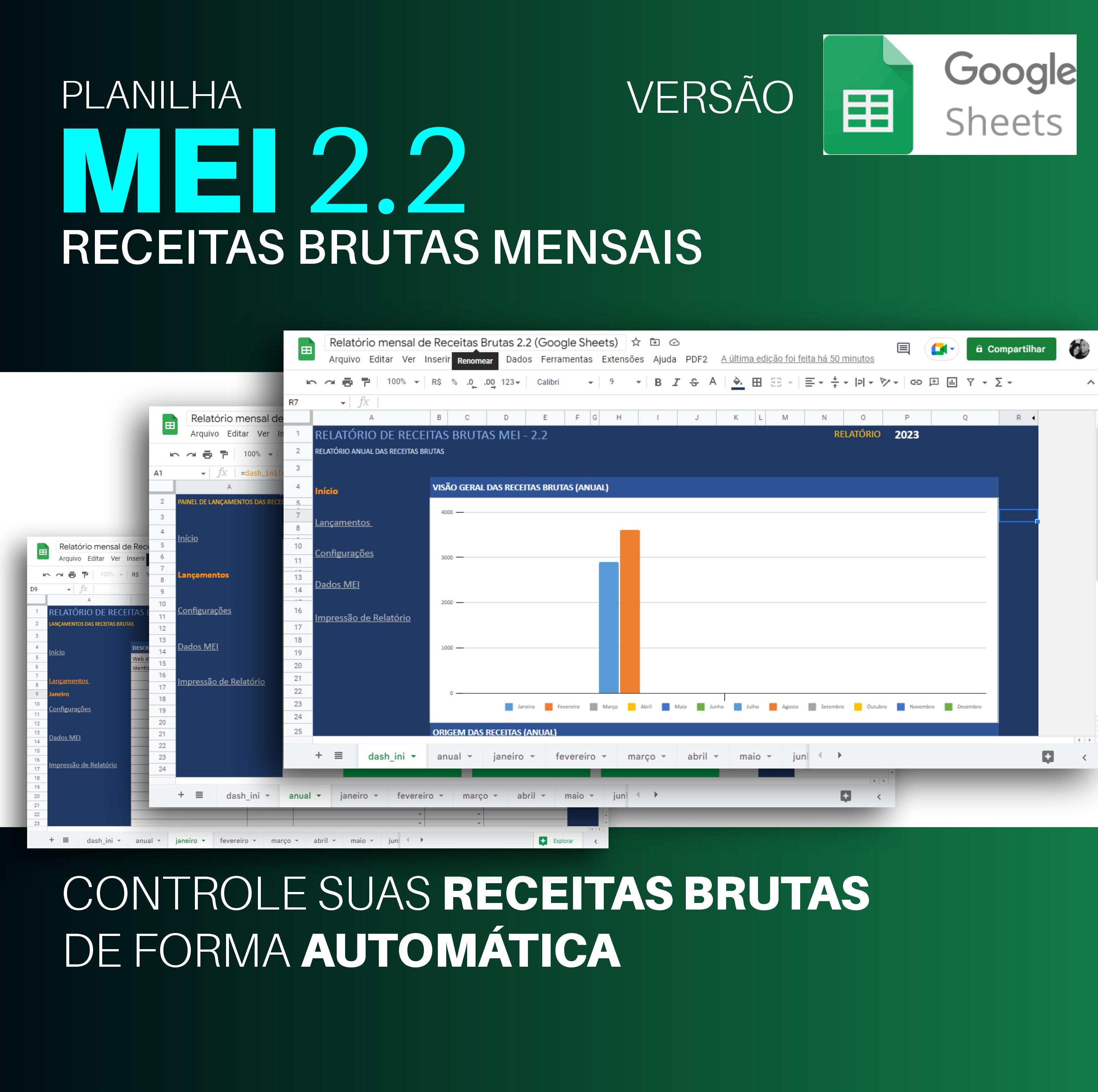 Planilha MEI 2.2 Google Sheets