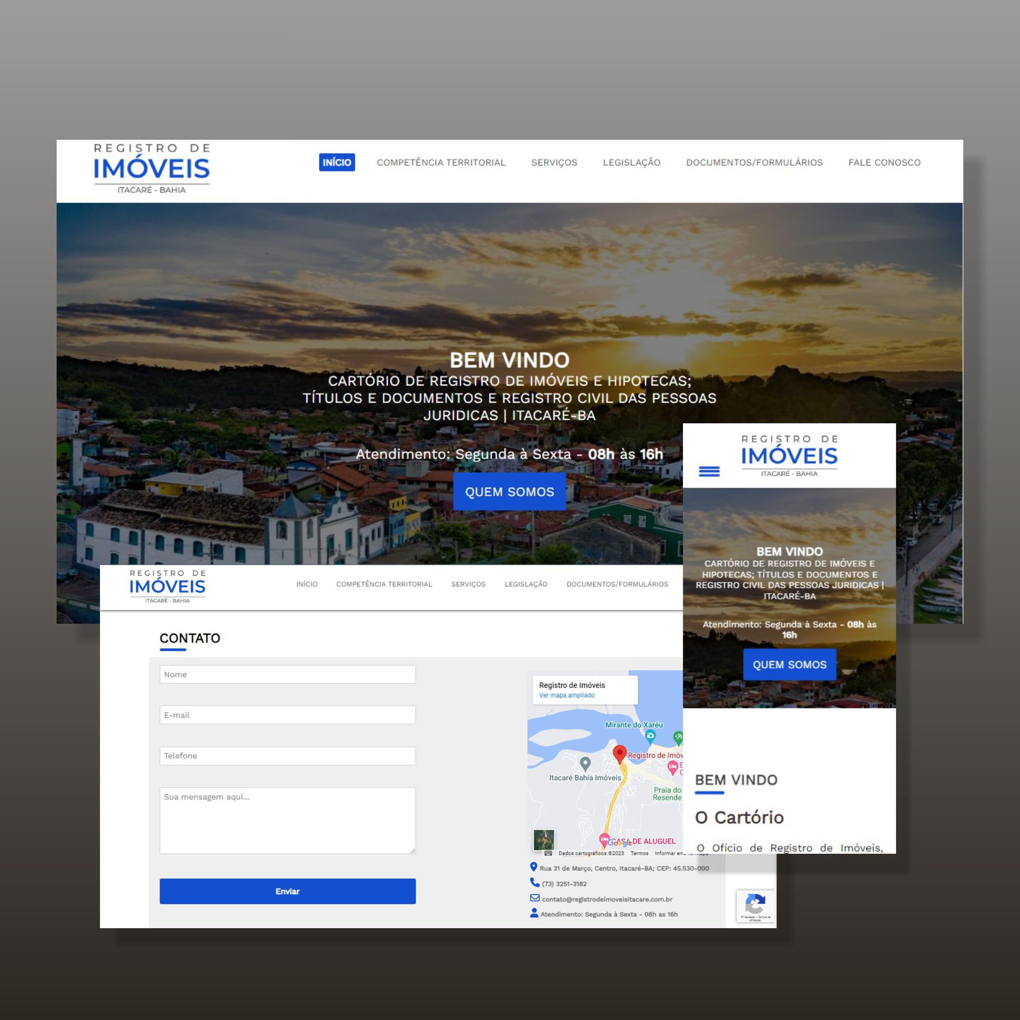 Site Registro de Imóveis Itacaré