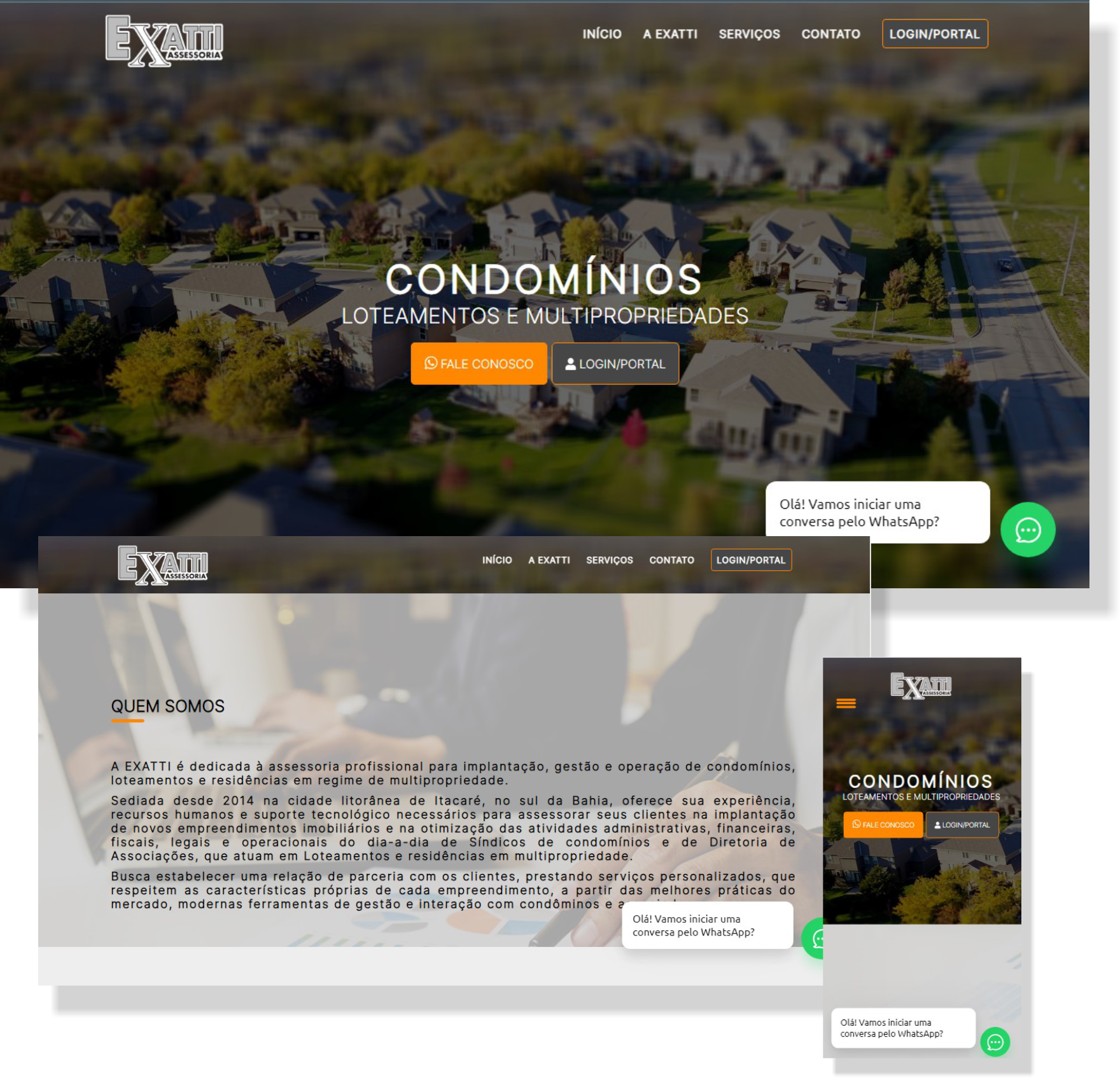 Layout Site Exatti